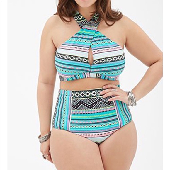 Aztec print high waisted bikini - Picture 5 of 5
